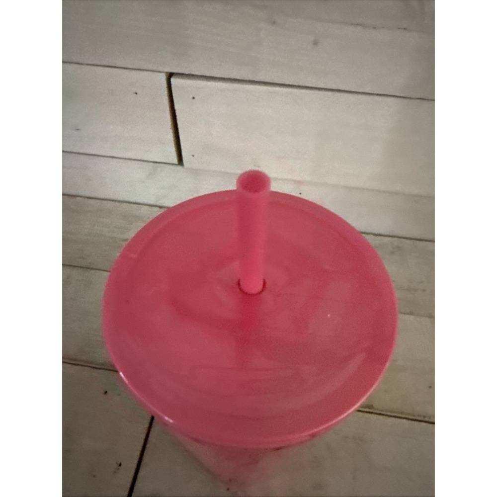 Starbucks 2023 Pink Marble Bubblegum 24oz Plastic Cup Tumbler Cold Cup NEW - Picture 4 of 5